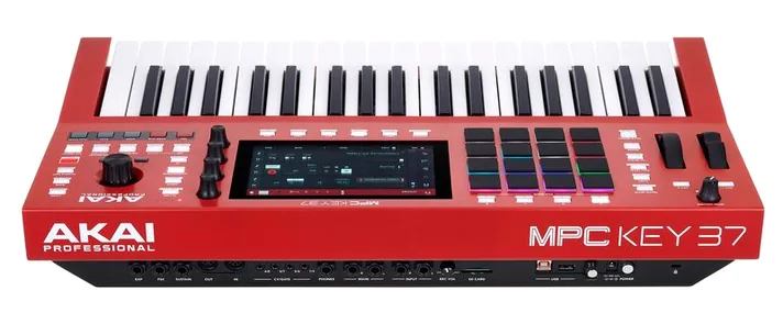 AKAI Professional MPC Key 37, regelaars en knoppen, foto 4