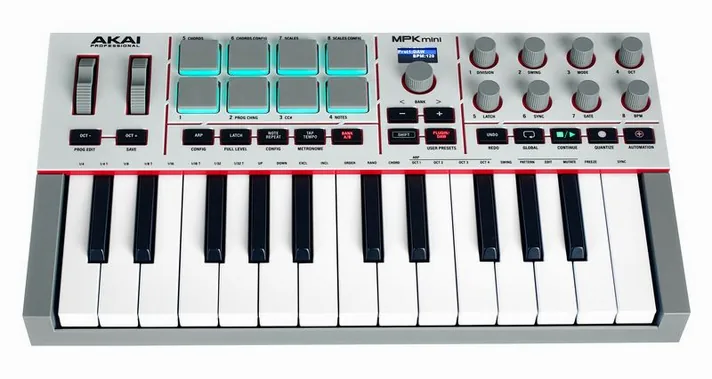 AKAI Professional MPK Mini IV Gray, pads en regelaars, foto 2