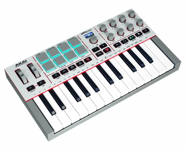 AKAI Professional MPK Mini IV Gray, vooraanzicht, foto 3