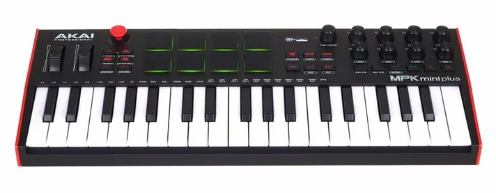 AKAI Professional MPK mini Plus, achterzijde met aansluitingen, foto 2