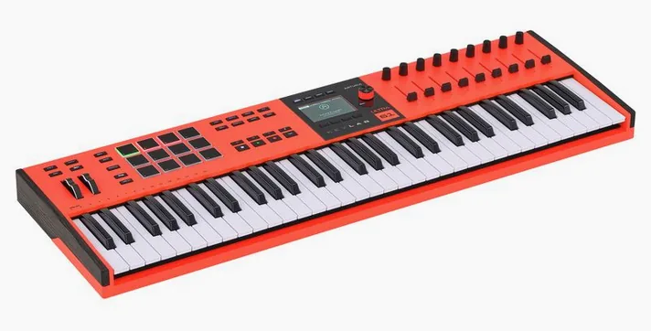 Arturia KeyLab 61 mk3 Ultra, zijaanzicht, foto 3