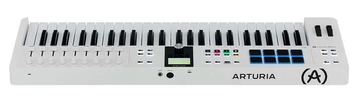Arturia KeyLab Essential 49 MK3 White, vooraanzicht, foto 4