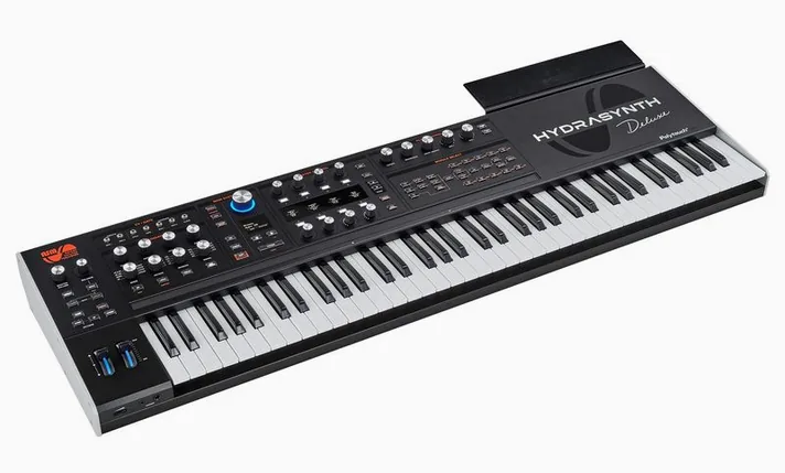 ASM Hydrasynth Deluxe, schuin van boven, foto 3