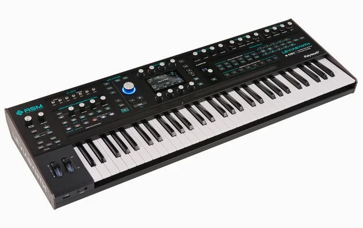 ASM Leviasynth Keyboard, regelaars en knoppen, foto 3