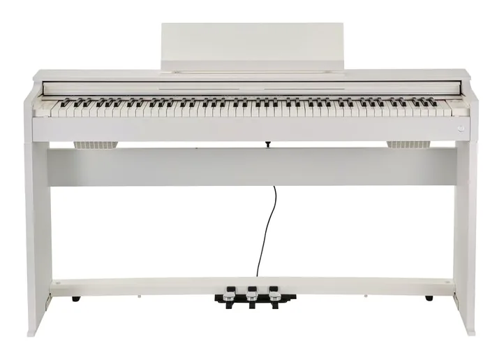 Casio AP-S200 WE, achterzijde met aansluitingen, foto 2