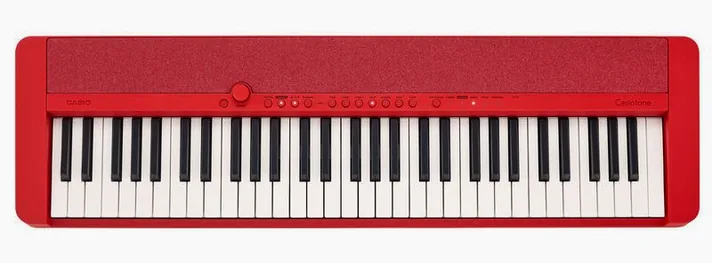 Casio CT-S1RD, klavier en bedieningspaneel, foto 4