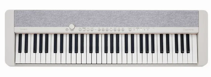 Casio CT-S1WE, achterzijde met aansluitingen, foto 4