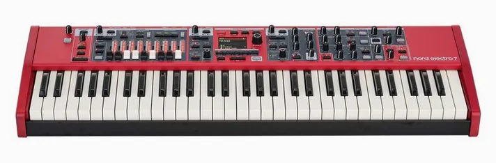 Clavia Nord Electro 7 61, achterzijde met aansluitingen, foto 2