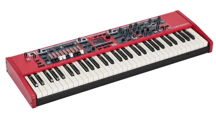 Clavia Nord Electro 7 61, schuin van boven, foto 3
