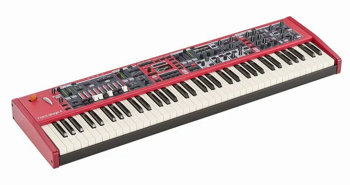 Clavia Nord Stage 4 Compact, schuin van boven, foto 3