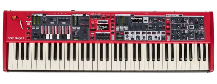 Clavia Nord Stage 4 Compact, schuin van boven, foto 4