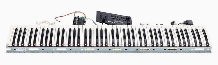Doepfer LMK4+ 88 GH BL without Case, achterzijde met aansluitingen, foto 4