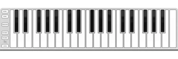 ESI Xkey 37, pads en regelaars, foto 2