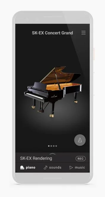 Kawai GL 10 ATX 4 E/P Grand Piano, detail van de afwerking, foto 4