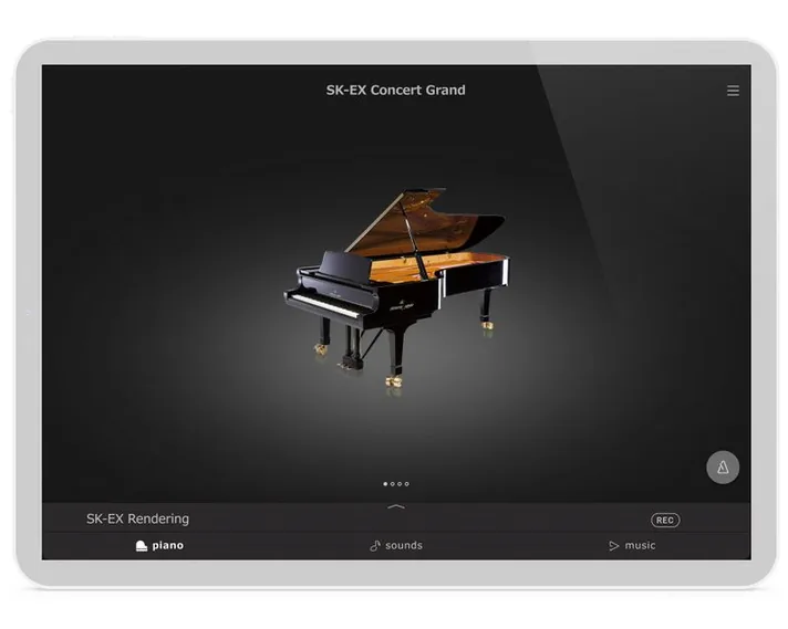Kawai GL 30 ATX 4 E/P Grand Piano, schuin van boven, foto 4