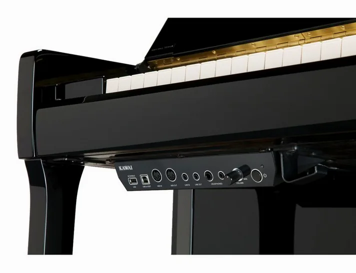 Kawai K-300 AURES 2 E/P Piano, kast en pedalen, foto 2