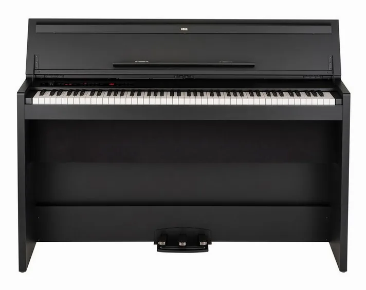 Korg E1 Air BK, schuin van boven, foto 2