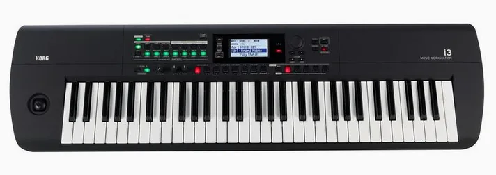 Korg i3 Black, schuin van boven, foto 3