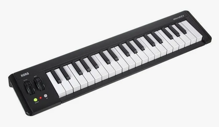 Korg microKEY 37 MkII, zijaanzicht, foto 3