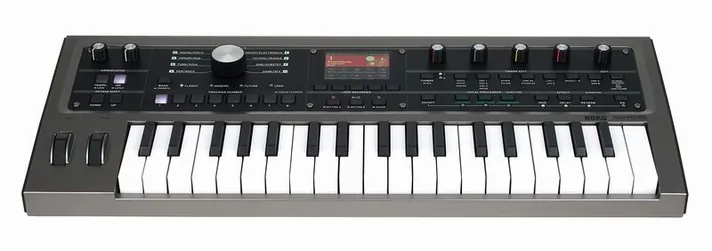 Korg microKORG 2, regelaars en knoppen, foto 2