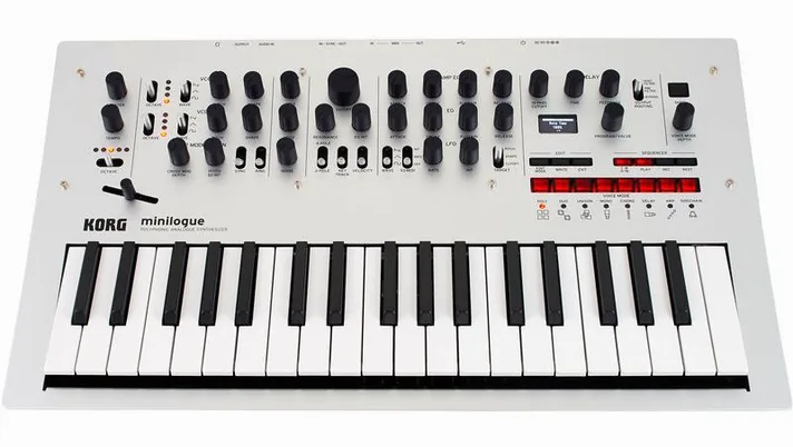 Korg Minilogue, klavier, foto 2