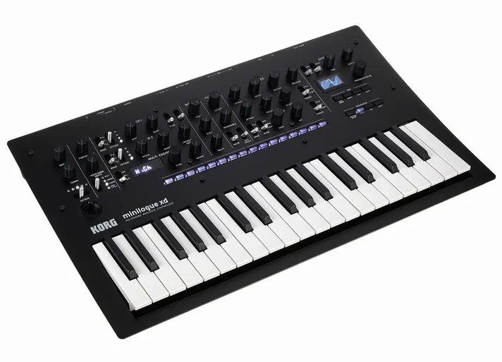 Korg Minilogue XD, regelaars en knoppen, foto 3