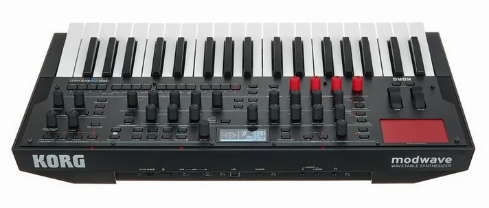 Korg Modwave MKII, regelaars en knoppen, foto 4