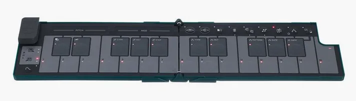 Korg nanoKEY Fold Alpine Green, vooraanzicht, foto 2