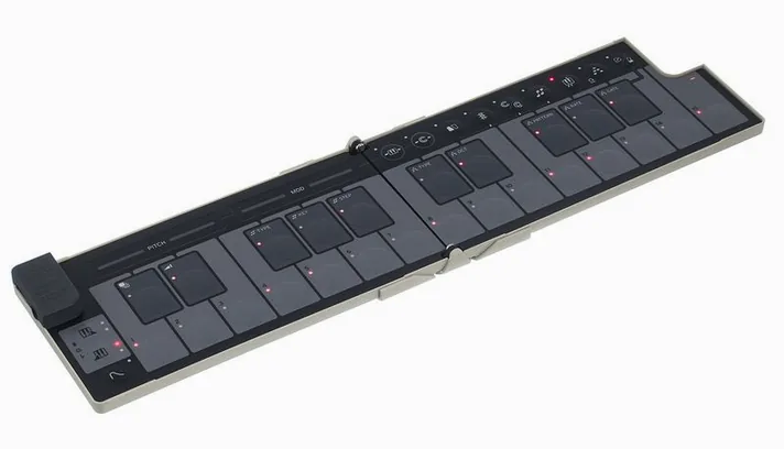 Korg nanoKEY Fold Sand Beige, pads en regelaars, foto 3