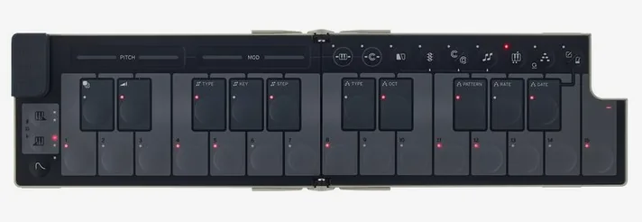 Korg nanoKEY Fold Sand Beige, zijaanzicht, foto 4