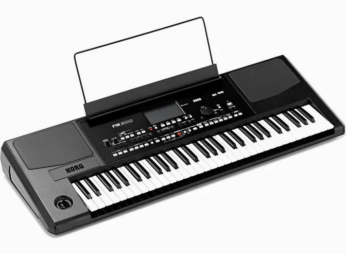 Korg PA-300, achterzijde met aansluitingen, foto 3