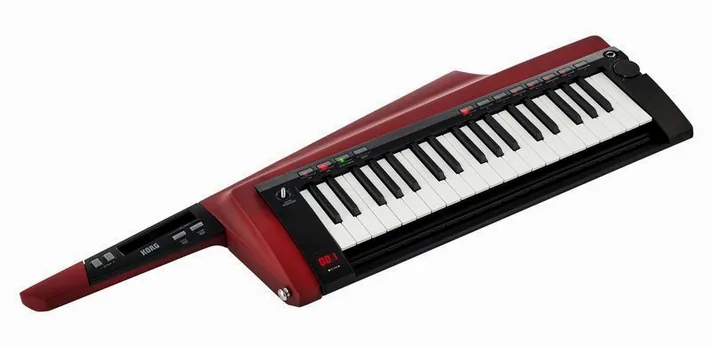 Korg RK-100S 2 Red, achterzijde met aansluitingen, foto 3