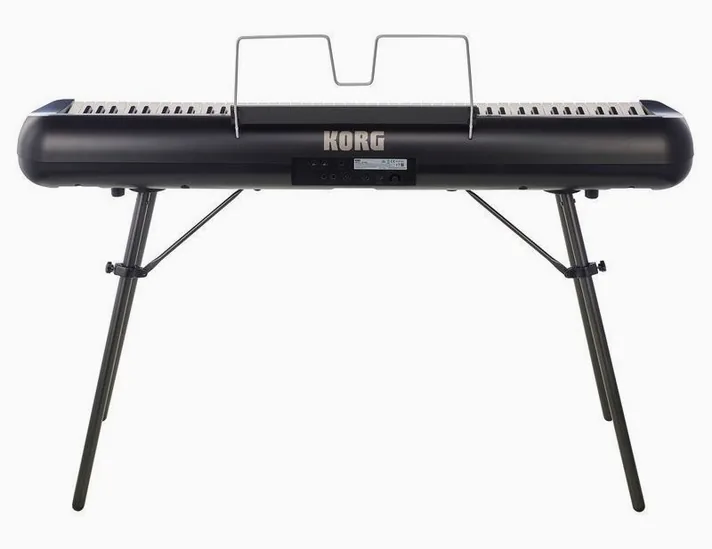 Korg SP-280 BK, achterzijde met aansluitingen, foto 4