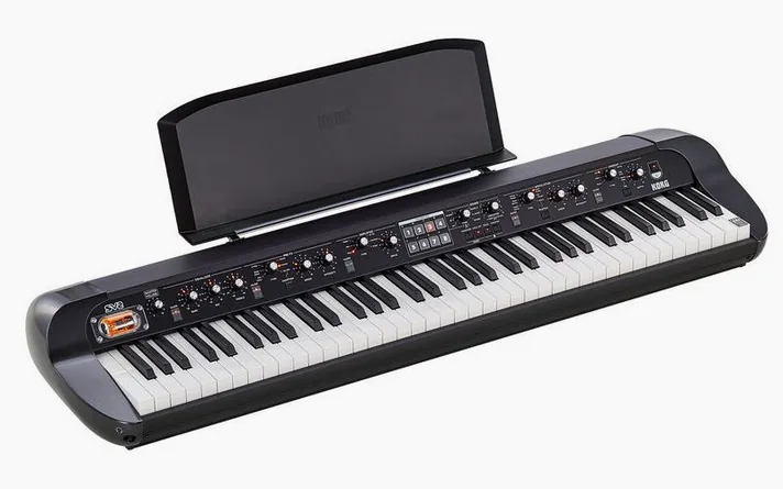 Korg SV-2 73, klavier en regelaars, foto 3