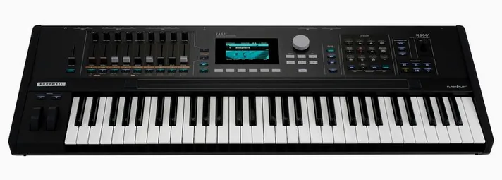 Kurzweil K2061, achterzijde met aansluitingen, foto 2