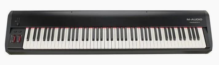 M-Audio Hammer 88, achterzijde met aansluitingen, foto 3
