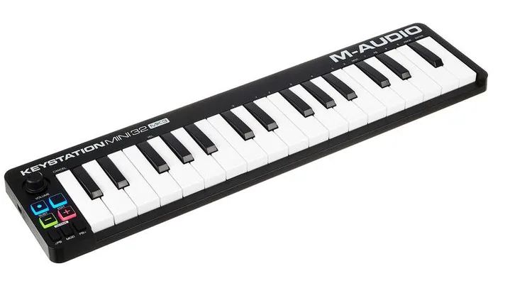 M-Audio Keystation Mini 32 MK3, pads en regelaars, foto 2
