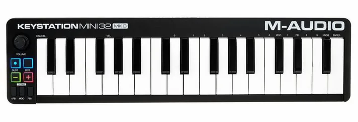 M-Audio Keystation Mini 32 MK3, zijaanzicht, foto 3