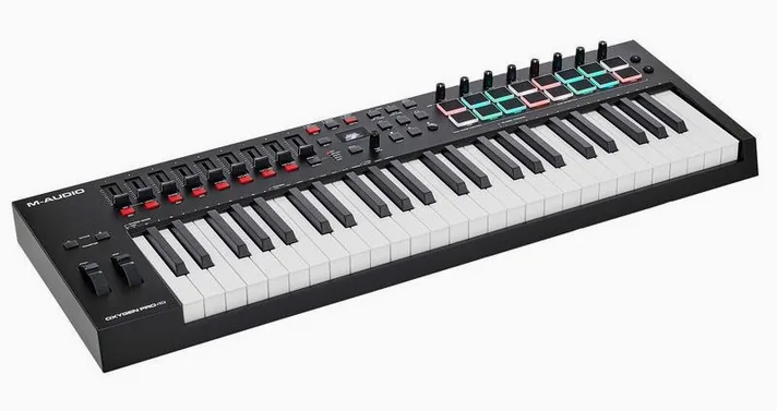 M-Audio Oxygen Pro 49, schuin van boven, foto 3