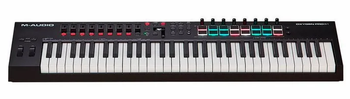 M-Audio Oxygen Pro 61, schuin van boven, foto 2