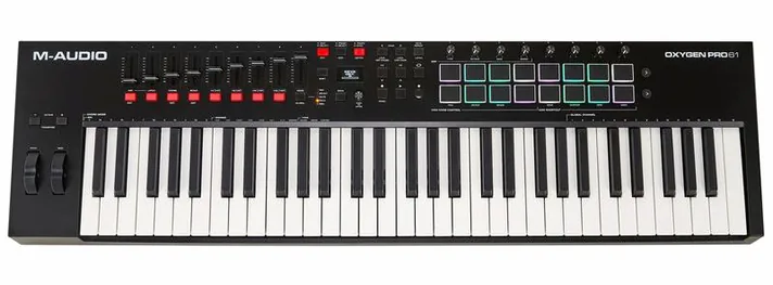 M-Audio Oxygen Pro 61, vooraanzicht, foto 4