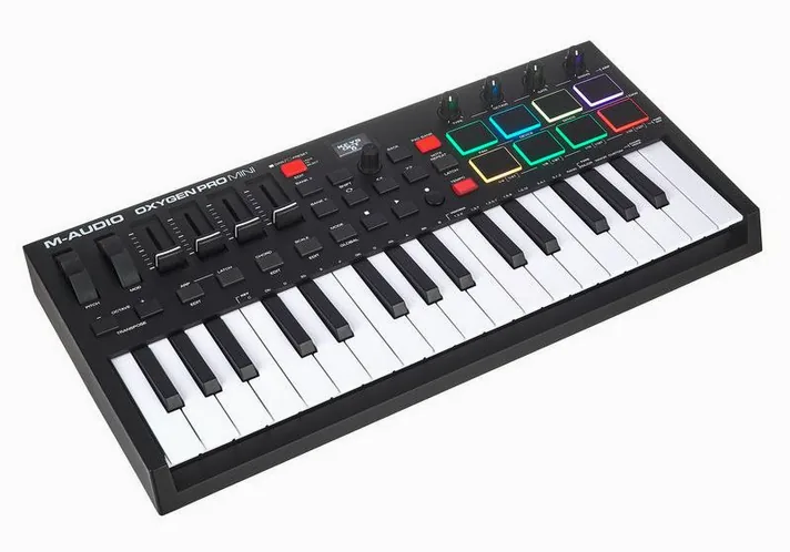 M-Audio Oxygen Pro Mini, klavier, foto 3