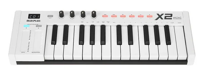 Midiplus X2 mini, achterzijde met aansluitingen, foto 2