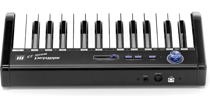 Miditech Midistart Music 25, achterzijde met aansluitingen, foto 3