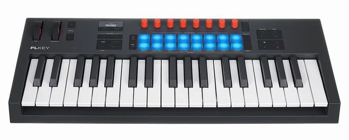 Novation FLkey 2 37, pads en regelaars, foto 2