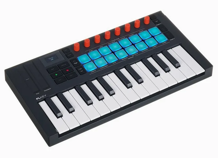 Novation FLkey 2 Mini 25, schuin van boven, foto 3
