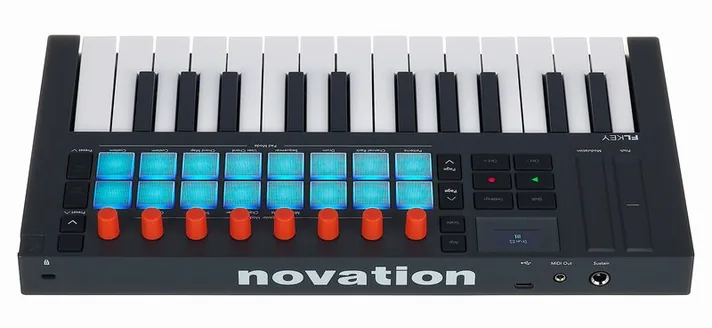 Novation FLkey 2 Mini 25, pads en regelaars, foto 4