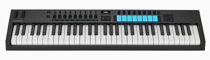 Novation Launchkey 61 MK4, zijaanzicht, foto 2