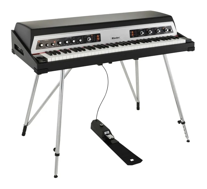 Rhodes Mk 8-73 FX Classic MIDI, achterzijde met aansluitingen, foto 3