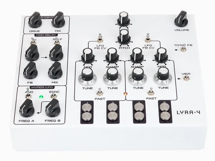 SOMA Lyra-4 White, achterzijde met aansluitingen, foto 2